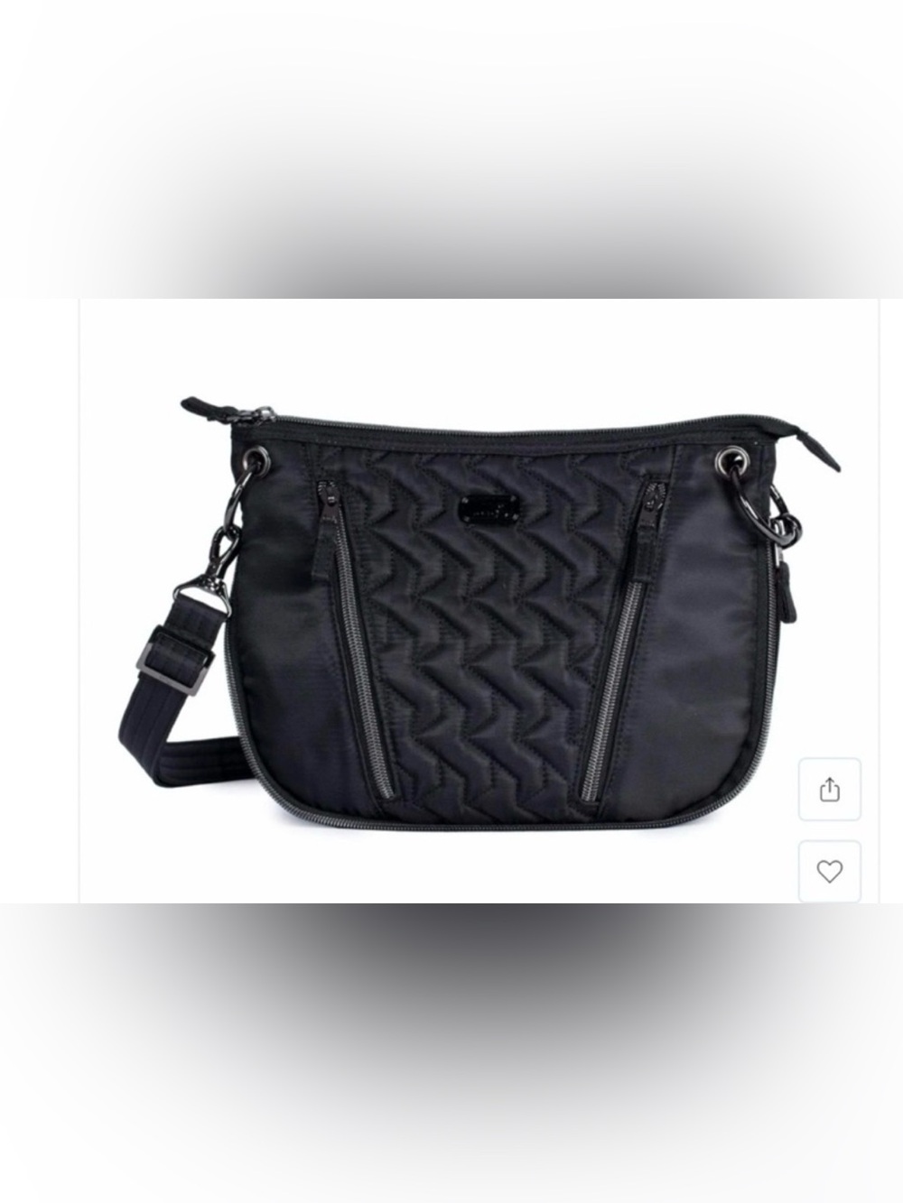 Lug Black Swivel Cross body